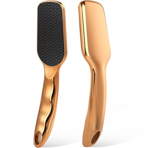 Nano-Glass Foot File Gold, Ergonomic Handle Foot Care Tool - color: Gold