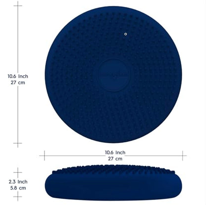 BouncyBand Wiggle Seat, Blue, 1-Pack – Small 10.75” D x 2.5” H - color: Blue, size: Small (Pack of 1)