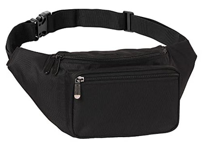 SoJourner Waterproof Fanny Pack, Black - color: Black - Solid