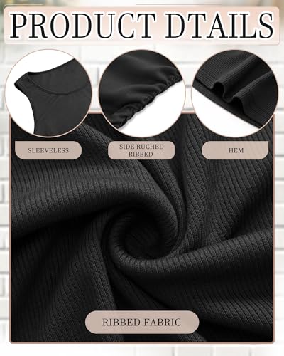 Riyiper 3 Pack Women's Maternity Tank Tops - color: Black, Light Gray, Light Army Green, size: Small