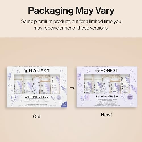 The Honest Company Bathtime Gift Set, Hypoallergenic, Lavender - style: Bathtime, Lavender