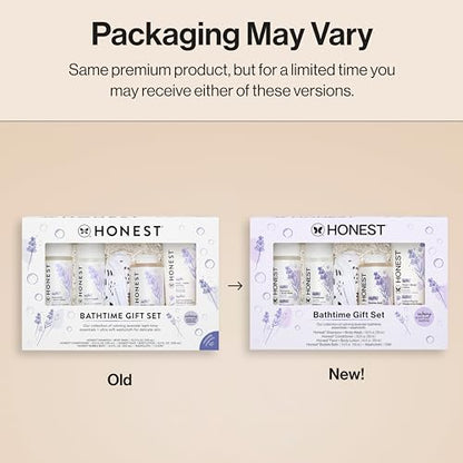 The Honest Company Bathtime Gift Set, Hypoallergenic, Lavender - style: Bathtime, Lavender