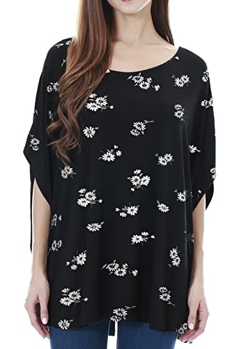 Smallshow Women's Nursing Top Maternity Poncho for Breastfeeding - color: Svp121