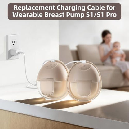 Charging Cable Replacement for Eufy S1 and S1 Pro Wearable Breast Pump