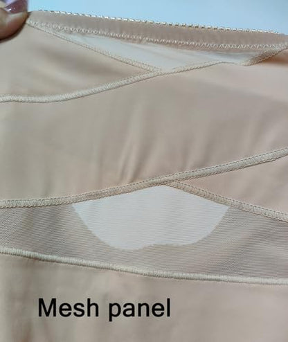 Postpartum Compression Underwear for Women High Waisted Lightweight Breathable C Section Recovery Panties - color: Beige, size: Medium