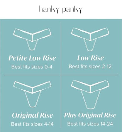 hanky panky, Supima Cotton Low Rise Thong - color: Bliss