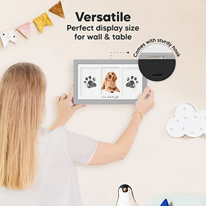 Inkless Hand and Footprint Kit, Boy Girl Newborn Keepsake (Cloud Gray) - color: Cloud Gray