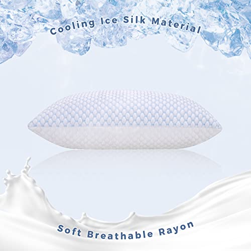 OSBED Shredded Memory Foam Pillows Standard Size Pack of 4 - size: Standard (Pack of 4)