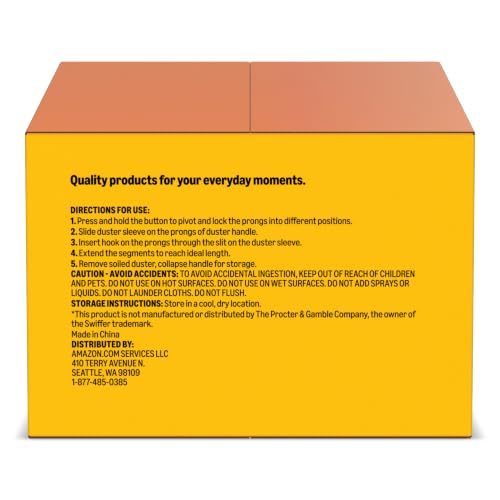 Amazon Basics 360° Heavy Duty Duster Refills, Picks up and Traps 2X More Allergens, 11 Count, Pack of 1 - style: Duster Refill