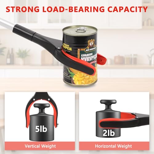2-Pack Grabber Reacher Tool, 36" Foldable Trash Picker Upper - color: Orange