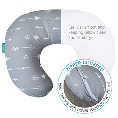 Biloban Nursing Pillow Cover 2 Pack for Boppy Pillow, Navy Cloud & Arrow - color: Cloud & Arrow