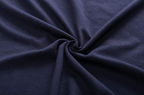OThread & Co. Women's Long Sleeve T-Shirt Comfy Underscrub Tee Basic Stretch Layer - color: Navy, size: X-Large