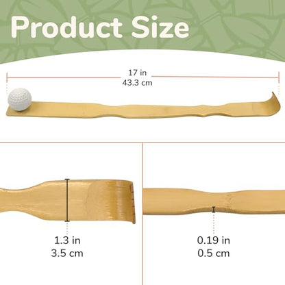 Bamboo Backscratcher 100x Bonger & 10x Travel Size - 110 Total Units - color: 17" Back Scratcher Bonger, size: 100 Units