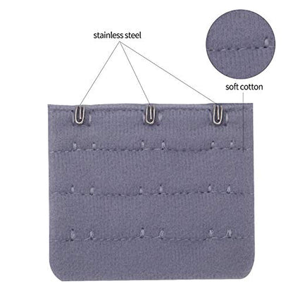 Senkary 40 Pieces Bra Extender 2 Hooks/3 Hooks Bra Band Strap Extensions for Women, 20 Colors