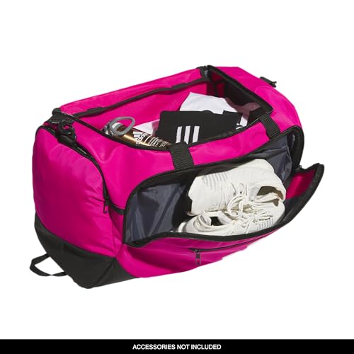 adidas Defender Duffel Bag, Team Shock Pink 2, OSFA - color: Team Shock Pink 2/Medium 59L, style: Medium 59l