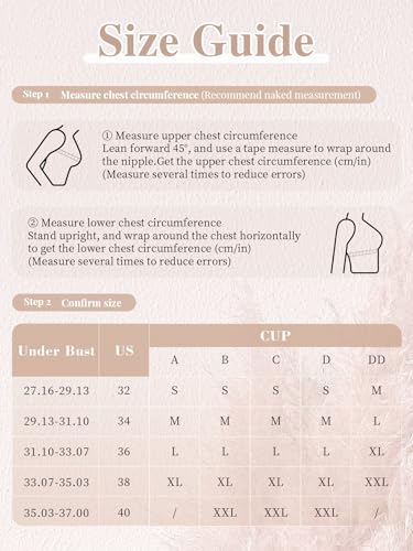 Nursing Bra for Breastfeeding Wireless V Neck Sleep Bra - color: Beige, size: X-Small