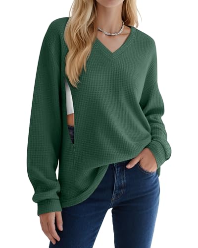 Women’s Waffle Knit Nursing Shirts Regular Fit - color: Turquoise, size: Small