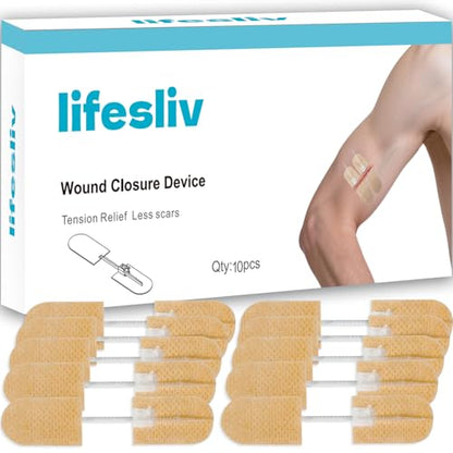 10Ct Mini Zip Stitch Delicate Facial Laceration Strips - style: Lifesilv-1-8-2