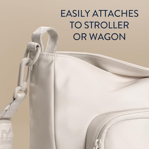 Itzy Ritzy Belong Cargo Caddy Stroller Organizer & Crossbody Bag (Cream) - color: Cream