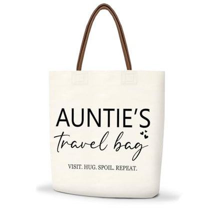 Canvas Tote Bag For Women - color: Auntie