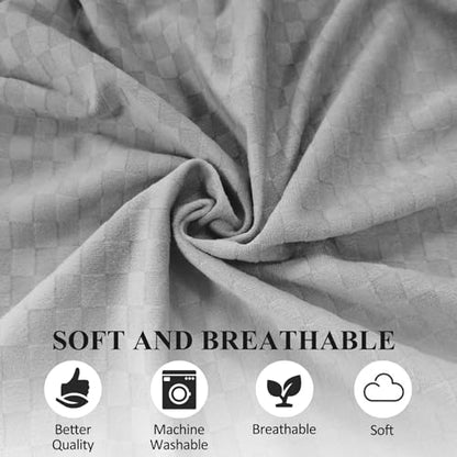 Bed Wedge Pillow for Side Sleeping Sponge Filled Body Positioning - color: Light Gray