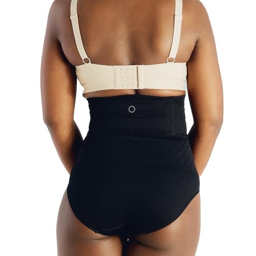 Belly Bandit C-Section Recovery High-Waisted Underwear - color: Black, size: X-Small