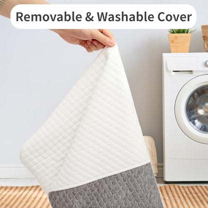 Wedge Pillow Set for After Surgery,White/Dark Grey,2PCS-20 - color: White/Dark Grey, size: 2PCS-20''