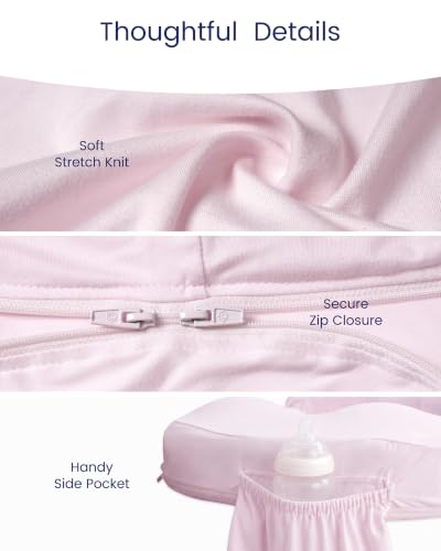 Nursing Pillow Cover Compatible with My Breast Friend Deluxe/Original - color: Mint Leaf