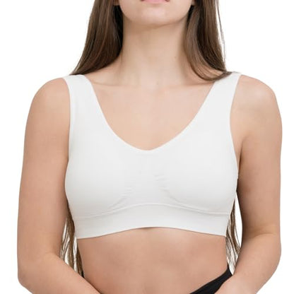 Coobie Comfort Bra - color: White, size: X-Large