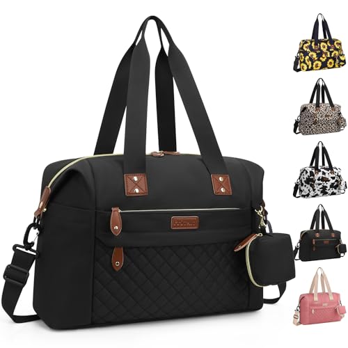 Pritent Diaper Bag Tote Waterproof Maternity Baby Bags with Pacifier Case - color: Black, size: Medium