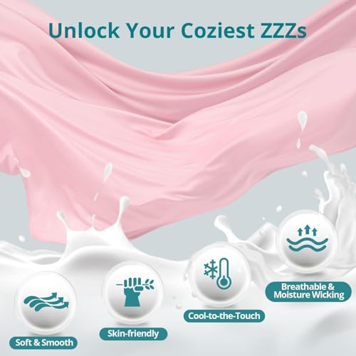 Cooling Pregnancy Pillows for Sleeping, 57'' Full Body Pillow, Light Pink - color: Light Pink, size: 57 Inch