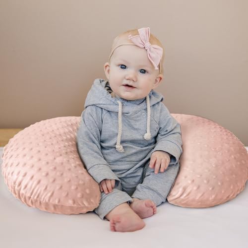 Konssy 2 Pack Nursing Pillow Covers, Soft Covers for Breastfeeding Pillows - color: Pink, Pink Spring