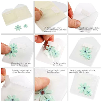 Scrapbook Adhesives by 3L, Keepsake Envelopes, Mixed 10pk, Beige