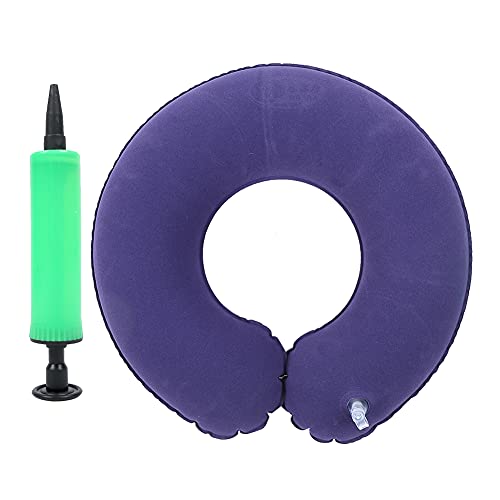 Brrnoo Inflatable Seat Cushions Donut Pillow, Seat Cushion Orthopedic Ring Pillows, Hemorrhoid Treatment Bed Sores Pregnancy Tailbone Pain After, with Inflatable Pump for Office Chair Elderly (R350)