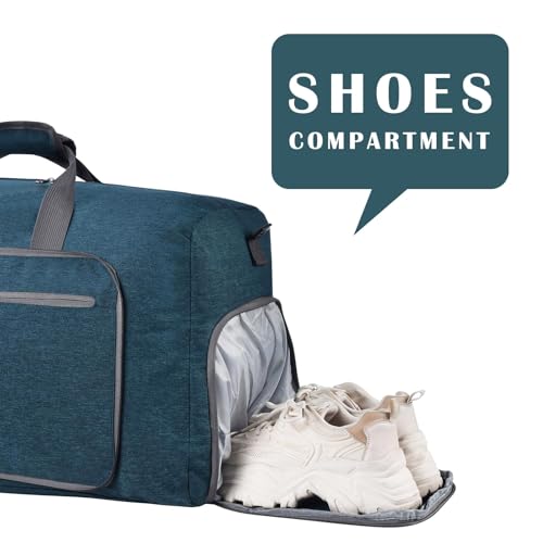 Felipe Varela Foldable Duffle Bag for Travel Weekend Overnight Gym Camping - color: E Green, size: 115L