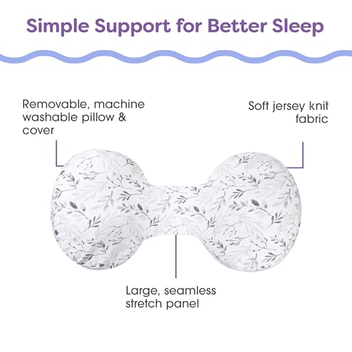 Boppy Side Sleeper Pregnancy Pillow, Maternity Support, Stay-Put Design