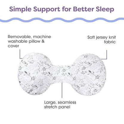 Boppy Side Sleeper Pregnancy Pillow, Maternity Support, Stay-Put Design
