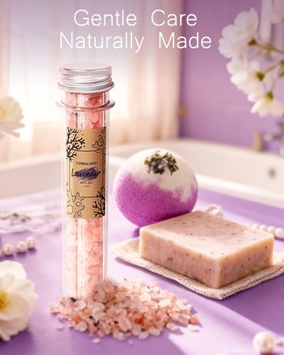 11pcs Natural Pampering Spa Gift Baskets for Women, Lavender - color: Lavender