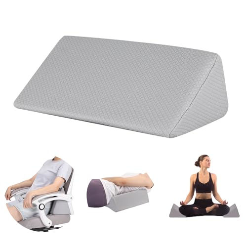 Small Wedge Pillow, Small Wedge Pillow for Sleeping - color: Grey-17.7"