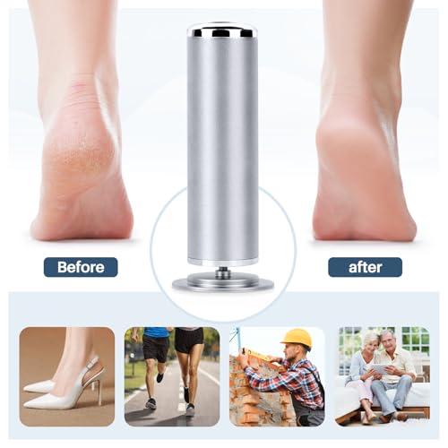 Electric Foot File Remover Callus: Pedicure Tool for Foot Sander - style: Grey