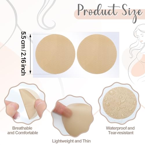 Shyyween 30 Pcs Pregnancy Belly Button Cover Round Skin Color - color: Skin Color, style: Round