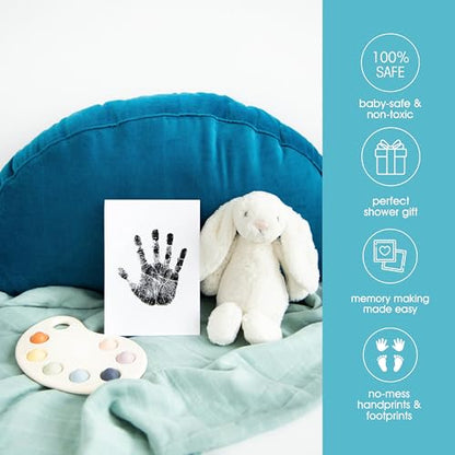 Pearhead Clean Touch Baby Ink Pad Kit, Medium/Large, 1-Pack - color: Black 1-Pack, size: Large 3” x 5”