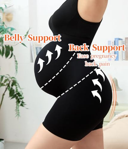 Maternity Underwear Over Bump, Black, Small