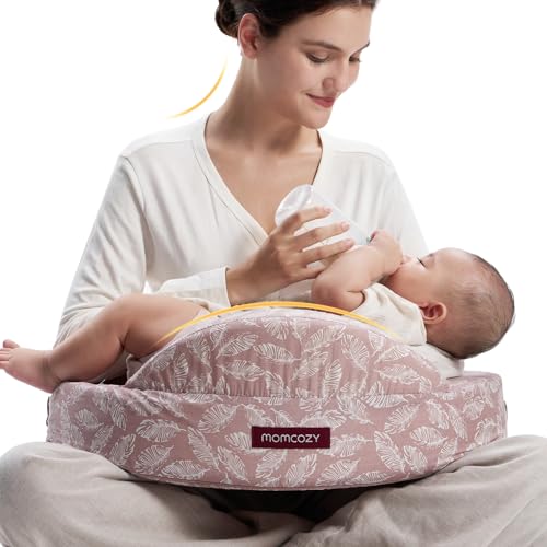Momcozy Cozylite Nursing Pillow for Breastfeeding - Supportive Memory Foam - color: Cozylite -Light Pink