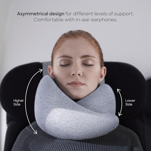 Ostrichpillow GO Travel Pillow, 360° Memory Foam Support, Soft & Washable - color: Night Walk