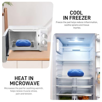 Microwave Heating Pad for Pain Relief, 8 x 18 Blue - color: Heat Pad08 -Blue