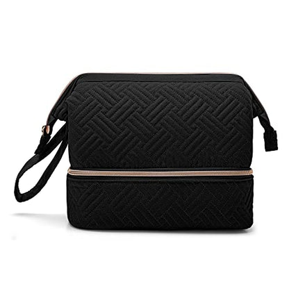 Fasrom Wearable Breast Pump Bag Compatible with Eufy, Medela & Elvie Pumps - color: Black