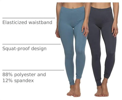Felina Velvety Super Soft Lightweight Leggings - color: Cool Beach, size: X-Large