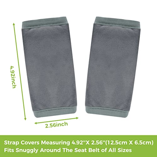 COOLBEBE Car Seat Straps Shoulder Pads for Baby Kids - color: Grey, size: Small