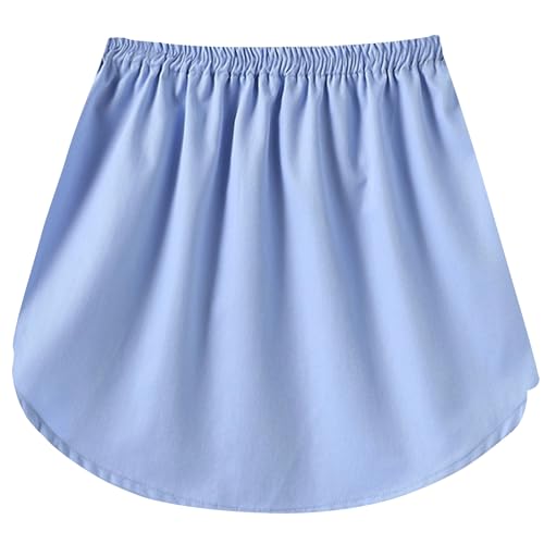 Girstunm Adjustable Shirts Extender Underskirt - color: Blue, size: Large